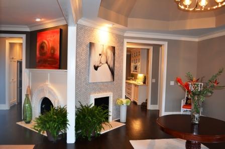 Foyer & Dining Room Fireplaces - After