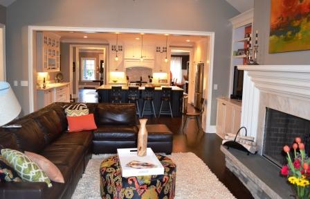 View of Great Room & Kitchen 